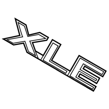 Toyota 75444-47100 Nameplate