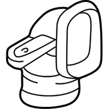 17752-0D010 Toyota Inlet Duct, Upper Illustration 1 of 1