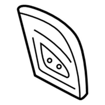 65624-0C030 Toyota Skirt, Rear Driver Side Illustration 1 of 1