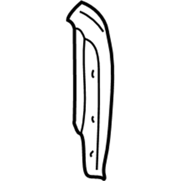65504-0C040 Toyota Corner Panel, Driver Side Illustration 1 of 1