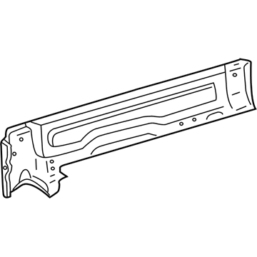 65827-0C040 Toyota Inner Panel, Driver Side Illustration 1 of 1