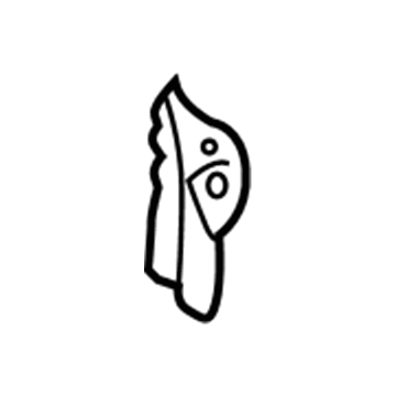 66102-0C050 Toyota End Panel Hinge, Driver Side Illustration 1 of 1