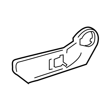 71812-0R120-C0 Toyota Cushion Shield, Driver Side Illustration 1 of 1