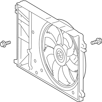 Toyota 16360-F0020 Fan Module