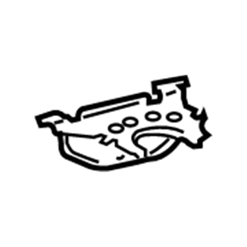 51401-0C070 Toyota Engine Bracket, Passenger Side Illustration 1 of 1
