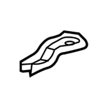 16533-03030 Toyota Support, Radiator, Upper Illustration 1 of 1