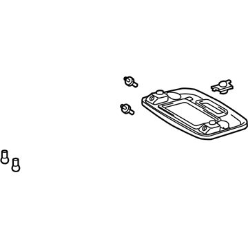 Toyota 81240-0C040-B0 Dome Lamp Assembly