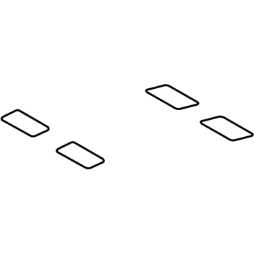 63341-0C050 Toyota Insulator Pad, Center Illustration 1 of 1