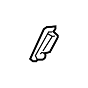 72597-21010 Toyota Bezel, Driver Side Illustration 1 of 1