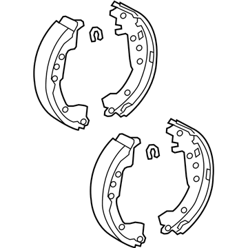 Toyota Parking Brake Shoes - 04495-52121