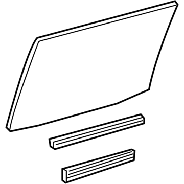 Toyota 68114-0E040 Door Glass