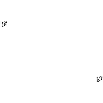 Toyota 63451-0C010 Cover Retainer