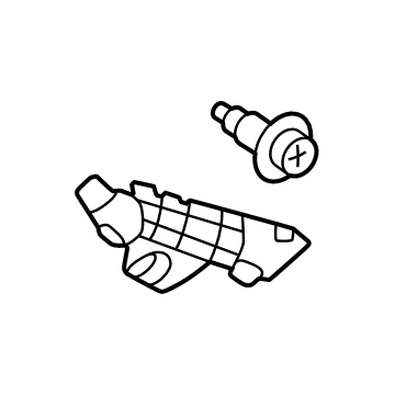 Toyota 52535-AQ010 Side Retainer