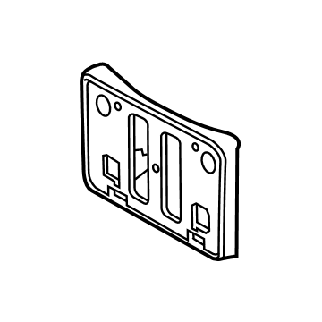 Toyota 75101-AQ010 License Bracket