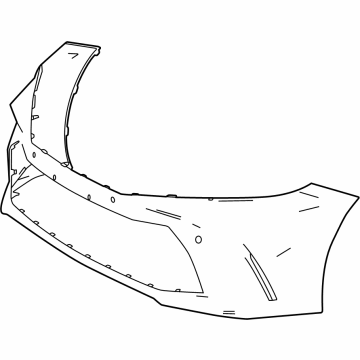 Toyota 52119-AQ900 Bumper Cover