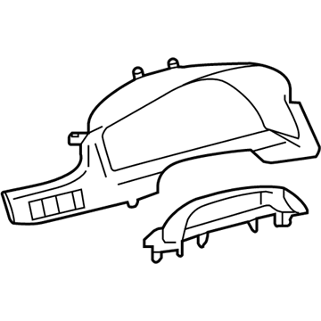 Toyota 55410-06020-C1 Cluster Trim