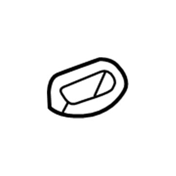 69241-60050 Toyota Handle, Outside Front Seal, Driver Side Illustration 1 of 1