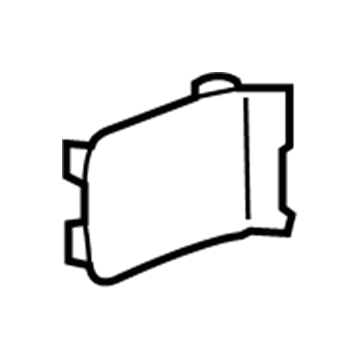 69278-60060-C0 Toyota Handle Bezel, Black, Driver Side Illustration 1 of 1