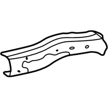 57112-33030 Toyota Inner Rail, Driver Side Illustration 1 of 1