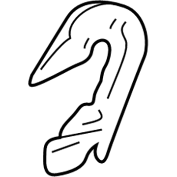 71876-48010-B1 Toyota Recline Cover, Driver Side Illustration 1 of 1