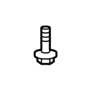 90080-10181 Toyota Display Unit Bolt Illustration 1 of 1