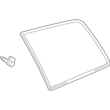 Toyota 62710-48110 Quarter Glass