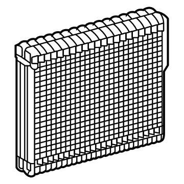 88501-42150 Toyota Evaporator Core Illustration 1 of 1