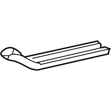 57191-17050 Toyota Rear Rail, Inner Passenger Side Illustration 1 of 1