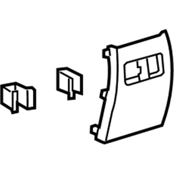 58903-33050-B0 Toyota End Panel Illustration 1 of 1