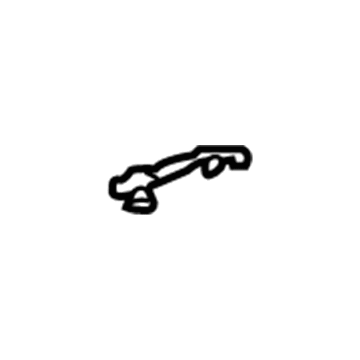 58907-33080 Toyota Hinge Sub-Assembly, Console Compartment Door Illustration 1 of 1