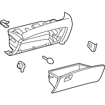 Toyota 55303-0T021-A0 Glove Box Assembly