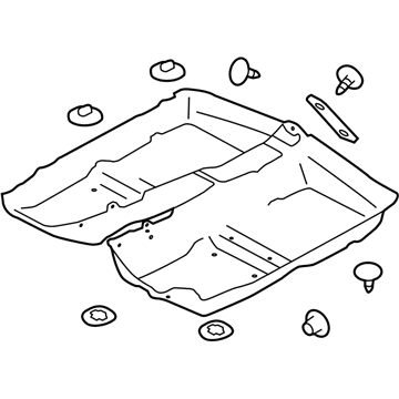 Toyota SU003-04927 Carpet