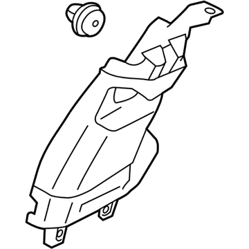 Toyota SU003-03227 Upper Center Pillar Trim