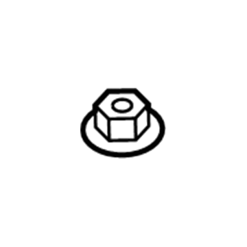 Toyota 90178-A0132 Amplifier Nut