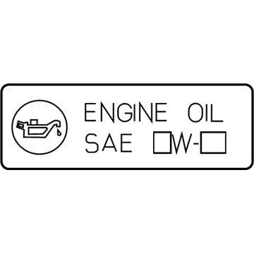 Toyota 15369-25020 Info Label