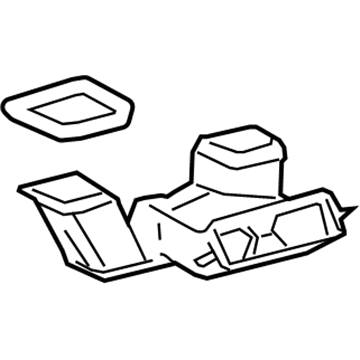 55840-52040 Toyota Center Duct Illustration 1 of 1