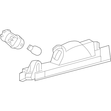 Toyota 81270-52020 License Lamp