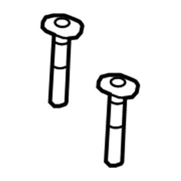 71930-44020-C0 Toyota Headrest Guide, Black Illustration 1 of 1