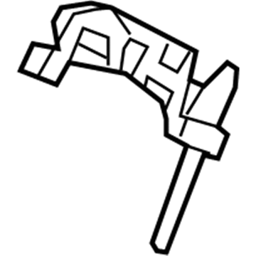 72730-06031 Toyota Recline Adjuster, Passenger Side Illustration 1 of 1