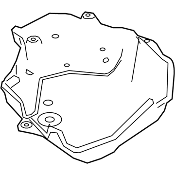 77606-47030 Toyota Tank Shield, Driver Side Illustration 1 of 1