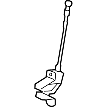 72630-02020 Toyota Lock, Passenger Side Illustration 1 of 1