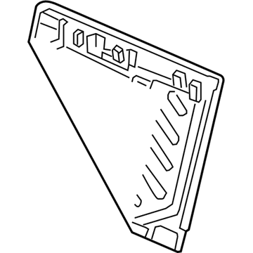 71017-02290 Toyota Seat Back Frame, Passenger Side Illustration 1 of 1