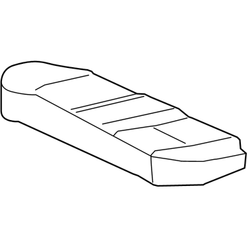 71075-02A01-B0 Toyota Cushion Cover, Rear Illustration 1 of 1