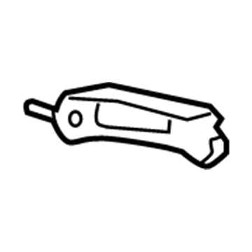 71303-02050 Toyota Hinge, Rear Illustration 1 of 1