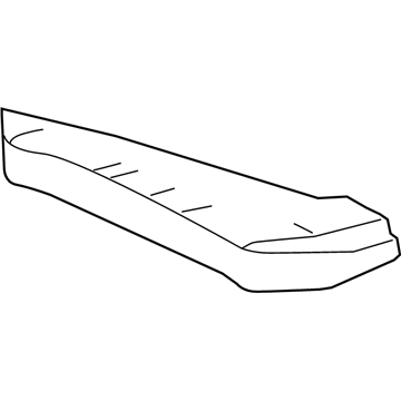 71503-02120 Toyota Seat Cushion Pad, Rear Illustration 1 of 1