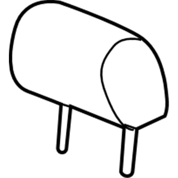 71940-02360-B0 Toyota Headrest, Rear Illustration 1 of 1