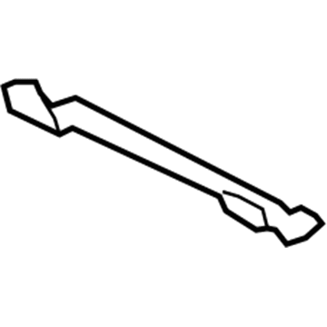 73705-12040 Toyota Anchor Plate, Passenger Side Illustration 1 of 1
