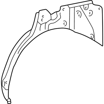 Toyota 61631-35020 Outer Wheelhouse