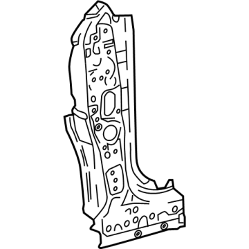 Toyota 61108-06170 Hinge Pillar Reinforcement