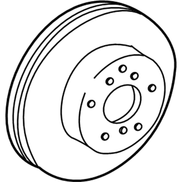 Toyota Highlander Brake Rotor - 43512-48031